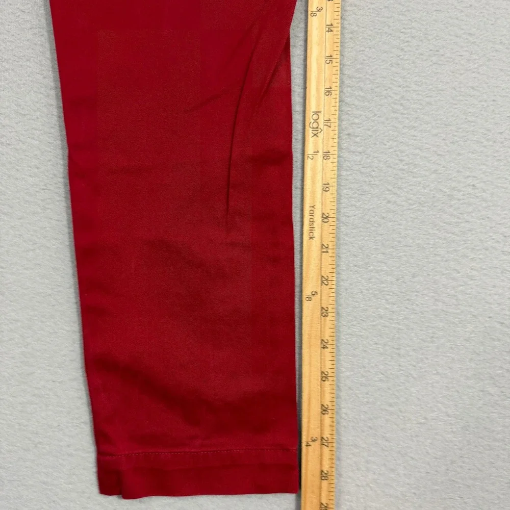 Banana Republic Chinos Men's 30x30 Red Mason Athletic Tapered Fit Rapid Movement